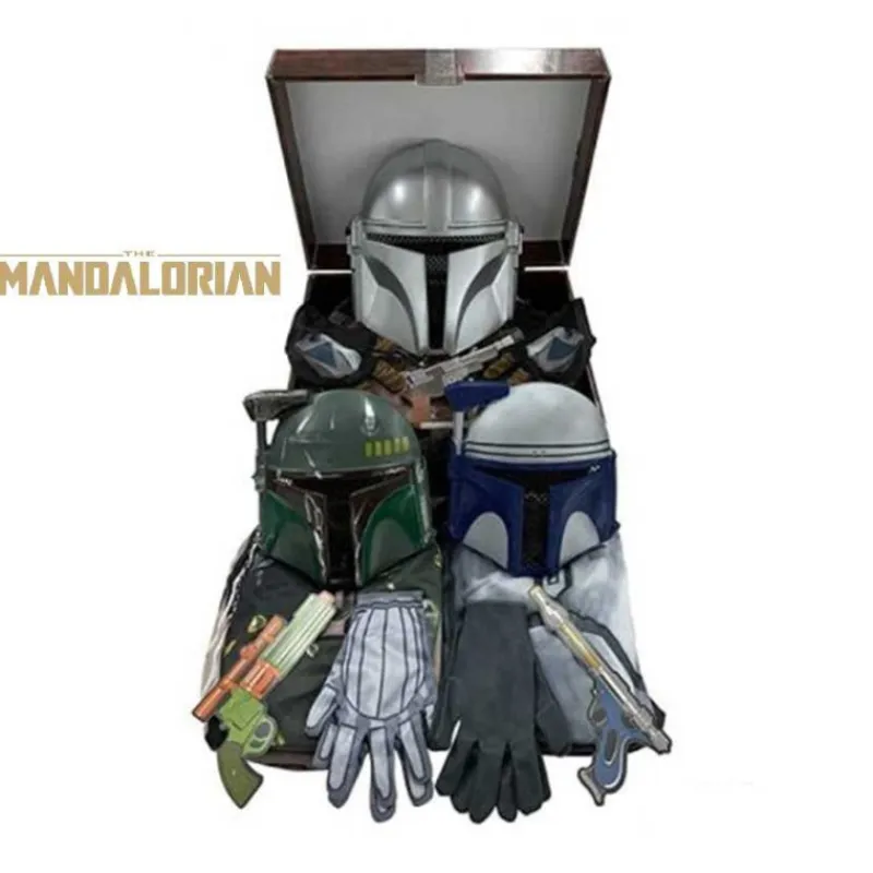 New Cofre de Star Wars Pack Triple Mandaloriano Complementos Para Disfraces