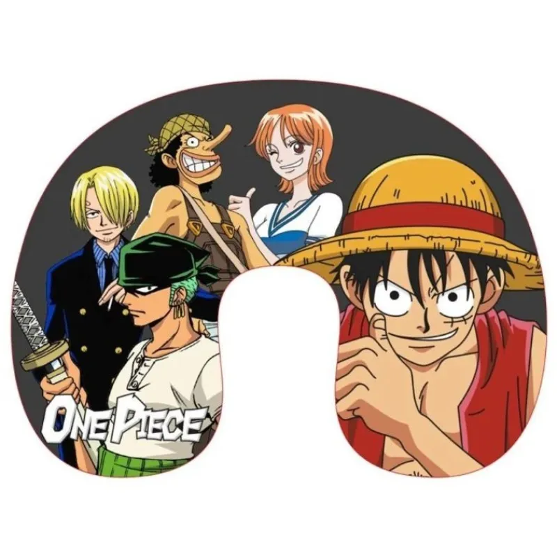 Cojín de Viaje para Cuello One Piece con Luffy y Going Merry Hogar One Piece