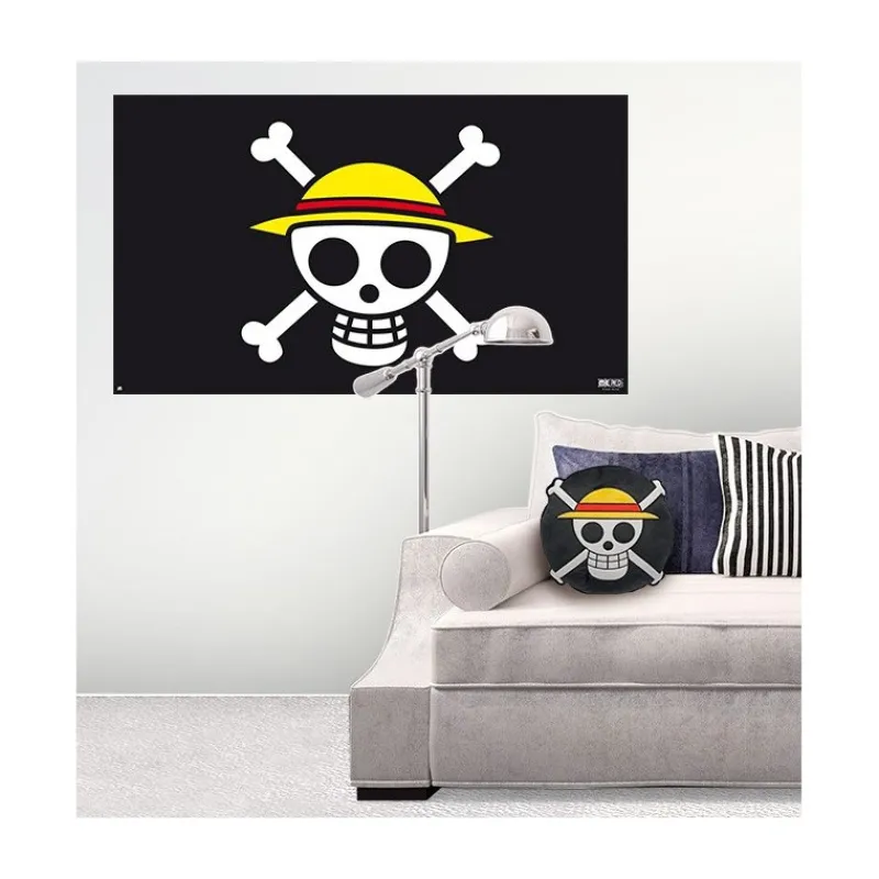 Abystyle Hogar One Piece^Cojín One Piece Emblema Pirata 30 cm