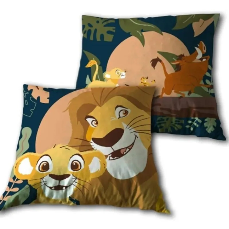Hot Cojín Simba y Mufasa 40cm El Rey León Películas Y Personajes De Disney ·El Rey León|Disney Hogar