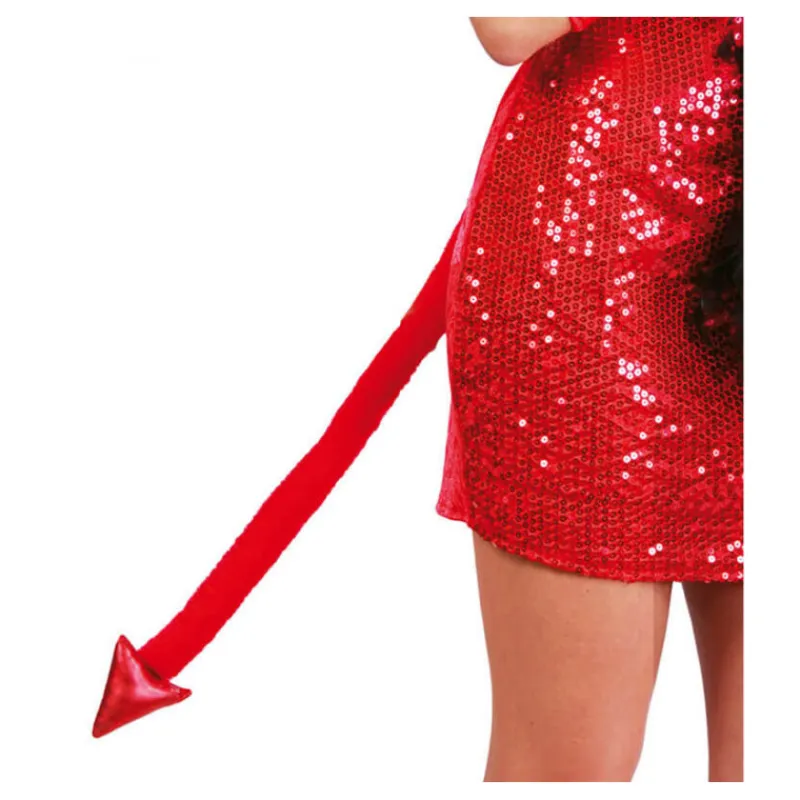 Cola Demonio 60 cm. Accesorios Halloween Y Terror
