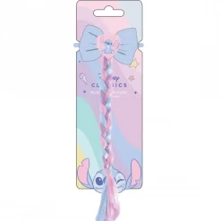 Cerdá Kids Disney Para Niñas|Accesorios Para El Pelo, Gafas De Sol Y Kits De Belleza Infantiles ^Coletero Extensible de Stitch Multicolor