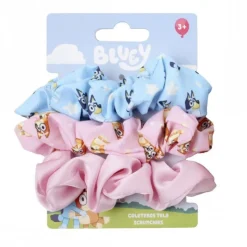 Best Coleteros de Tela Bluey - Set 3 Piezas para Niños Accesorios Para El Pelo, Gafas De Sol Y Kits De Belleza Infantiles