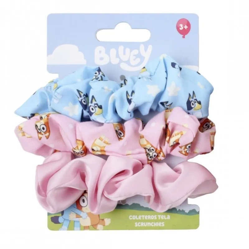 Best Coleteros de Tela Bluey - Set 3 Piezas para Niños Accesorios Para El Pelo, Gafas De Sol Y Kits De Belleza Infantiles