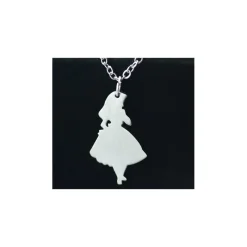 Frikileria Películas Y Personajes De Disney ·Alicia Y Cheshire|Joyas Disney^Colgante Acero Alicia en el País de las Maravillas Disney