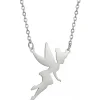 Frikileria Películas Y Personajes De Disney ·Campanilla Y Peter Pan|Joyas Disney^Colgante de Acero Campanilla Disney