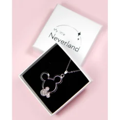Frikileria Películas Y Personajes De Disney ·Mickey & Minnie|Joyas Disney^Colgante Mickey Mouse 90th Anniversary Acero y Circonitas