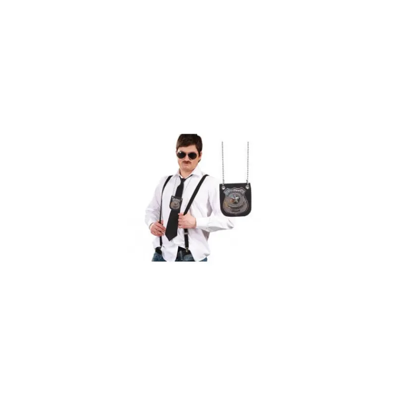 Best Colgante Placa de Policía Complementos Para Disfraces|Disfraces Unisex