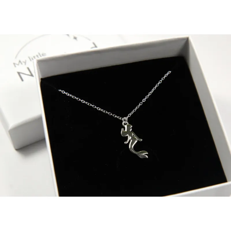 Online Colgante plata Ariel La Sirenita Disney Películas Y Personajes De Disney ·La Sirenita Ariel Y Flounder|Joyas Disney