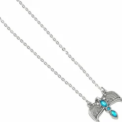The Carat Shop Ravenclaw^Colgante Rowena Ravenclaw Chapado en Plata Harry Potter