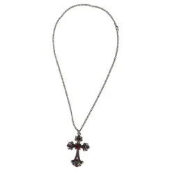 Disfrazzes Complementos Para Disfraces|Accesorios Halloween Y Terror ^Collar con Cruz Metálica