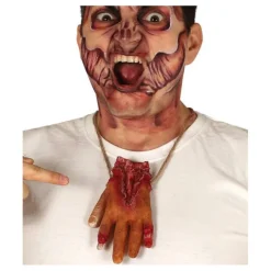 Disfrazzes Complementos Para Disfraces|Accesorios Halloween Y Terror ^Collar con Mano Sangrienta