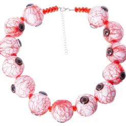 Disfrazzes Complementos Para Disfraces|Accesorios Halloween Y Terror ^Collar con Ojos