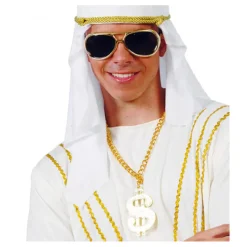 Disfrazzes Complementos Para Disfraces^Collar con símbolo del Dollar