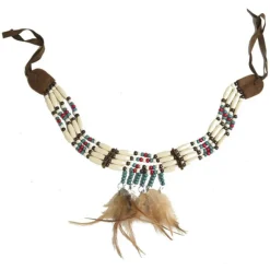 Disfrazzes Complementos Para Disfraces^Collar de Indio con Plumas