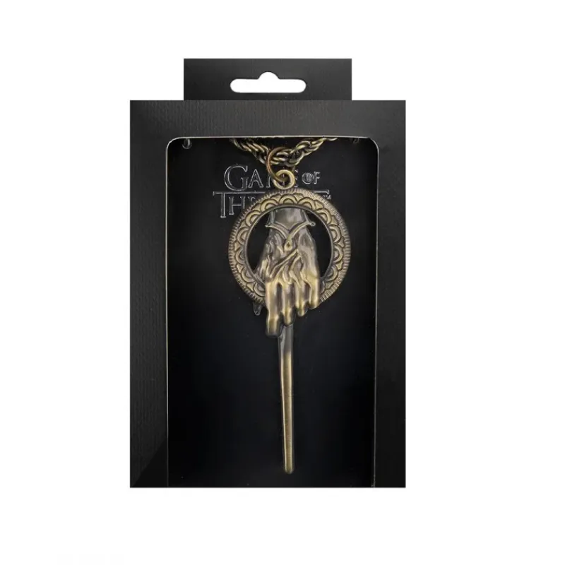 Cinereplicas Juego De Tronos Y La Casa Del Dragón ^Collar Mano del Rey de Juego de Tronos - Coleccionable
