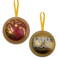 Cinereplicas Juego De Tronos Y La Casa Del Dragón ^Collar Targaryen de Game of Thrones - Edición Navideña