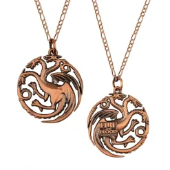 Cinereplicas Juego De Tronos Y La Casa Del Dragón ^Collar Targaryen de Game of Thrones - Edición Navideña
