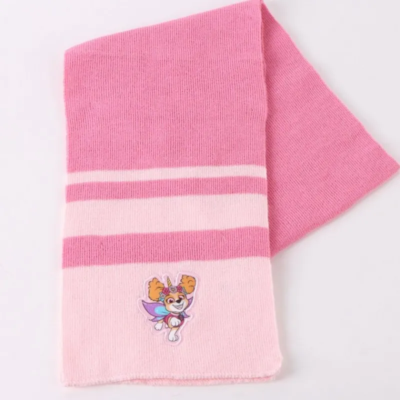 Online Conjunto 3 Piezas Bufanda Paw Patrol Complementos 100% Acrílico - Rosa Niños Tiempo Libre Kids|Ropa Y Téxtil: Cosas Que Ponerse Para Niños
