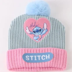 Clearance Conjunto 3 Piezas Bufanda y Complementos Stitch 100% Acrílico Películas Y Personajes De Disney ·Lilo Y Stitch