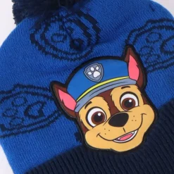 Niños Cerdá Kids Ropa Y Téxtil: Cosas Que Ponerse Para Niños |Patrulla Canina^Conjunto 3 Piezas Bufanda, Gorro y Guantes Paw Patrol Azul