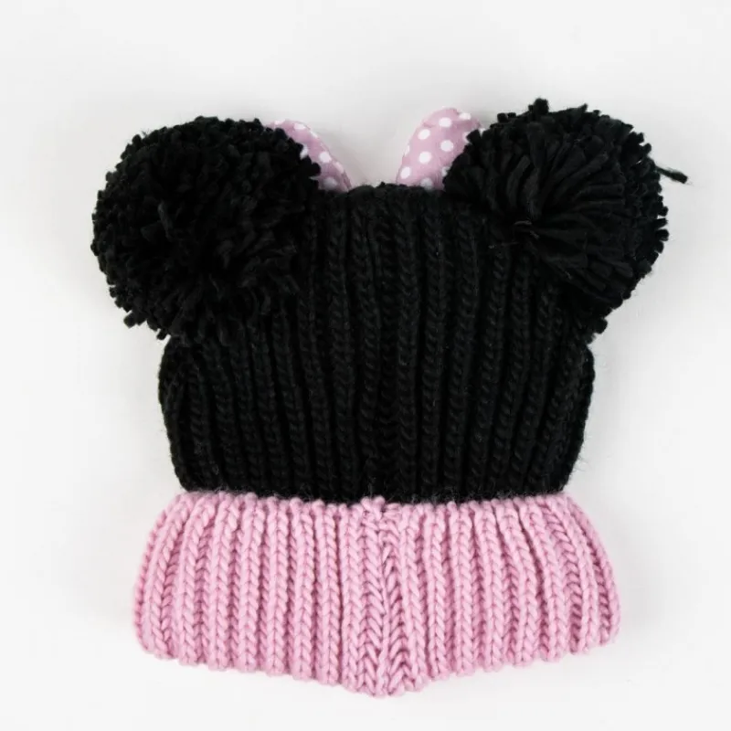 Conjunto 3 Piezas Bufanda Minnie Complementos 100% Acrílico - Rosa Niños Disney Para Niñas|Ropa Y Téxtil: Cosas Que Ponerse Para Niños