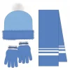 Niños Cerdá Kids Disney Para Niñas|Ropa Y Téxtil: Cosas Que Ponerse Para Niños ^Conjunto 3 Piezas Bufanda Frozen 100% Acrílico Azul