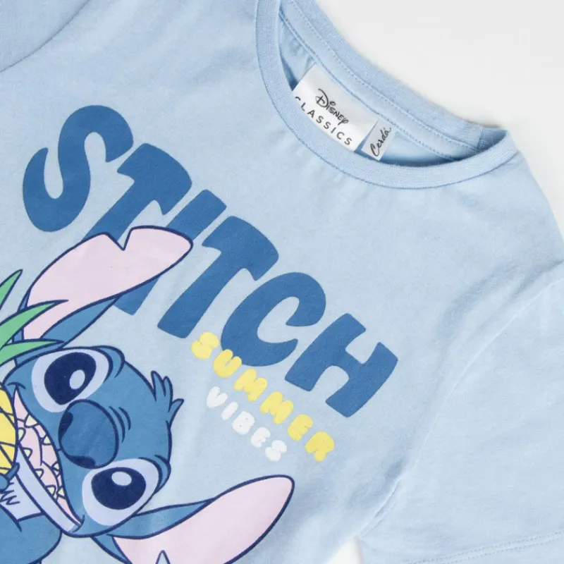 Niños Cerdá Kids Ropa Y Téxtil: Cosas Que Ponerse Para Niños ^Conjunto 2 Piezas Stitch: Camiseta y Short