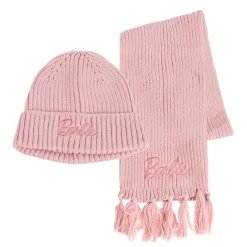 New Conjunto de 2 Piezas Bufanda y Gorro Barbie - Complementos Elegantes Niños Ropa Y Téxtil: Cosas Que Ponerse Para Niños