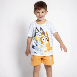 Discount Conjunto de 2 Piezas de Bluey - Naranja Niños Ropa Y Téxtil: Cosas Que Ponerse Para Niños |Bluey