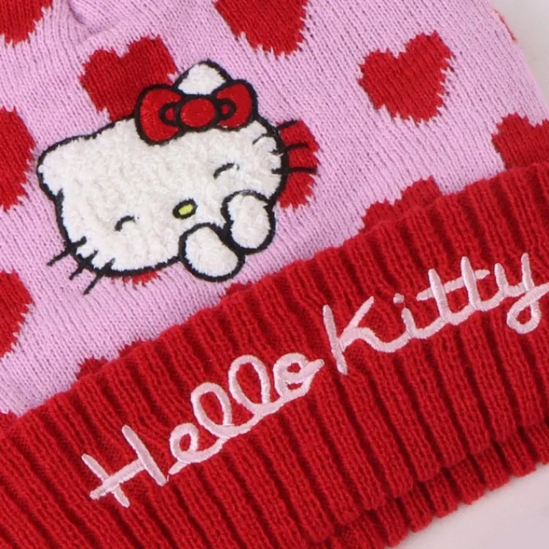 Conjunto de 3 piezas Hello Kitty - 100% Acrílico Niños Ropa Y Téxtil: Cosas Que Ponerse Para Niños