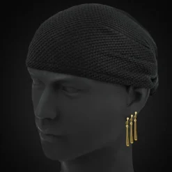 Cinereplicas Diademas, Tiaras Y Coronas Disfraces |Complementos Para Disfraces^Conjunto de Bandana y Pendientes de Zoro One Piece