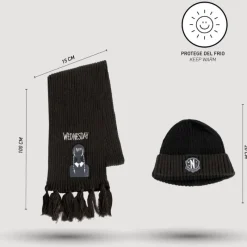 Conjunto de Bufanda y Gorro Wednesday Niños Ropa Y Téxtil: Cosas Que Ponerse Para Niños