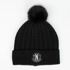 Niños Cerdá Kids Ropa Y Téxtil: Cosas Que Ponerse Para Niños ^Conjunto de Invierno Wednesday: Gorro y Guantes