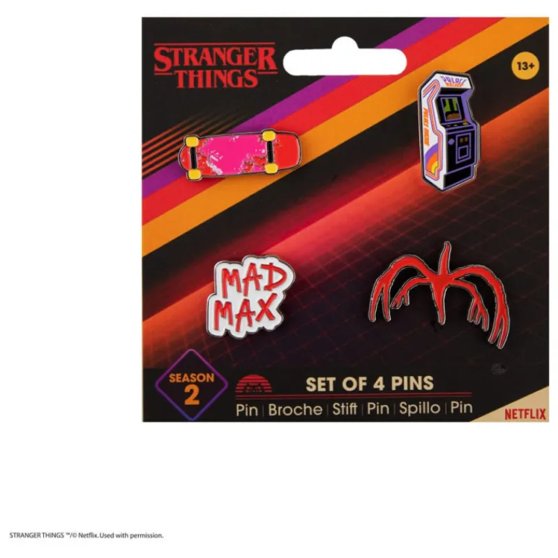 Cinereplicas Stranger Things^Conjunto de Pins de Stranger Things