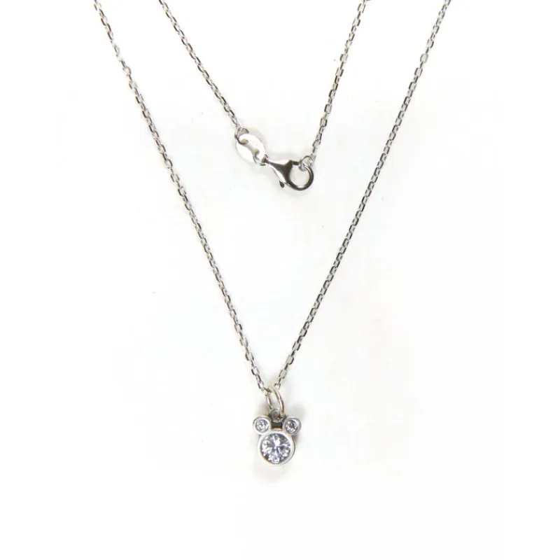 Otros Fabricantes Películas Y Personajes De Disney ·Mickey & Minnie|Joyas Disney^Conjunto Plata de Ley y Circonitas Disney Mickey