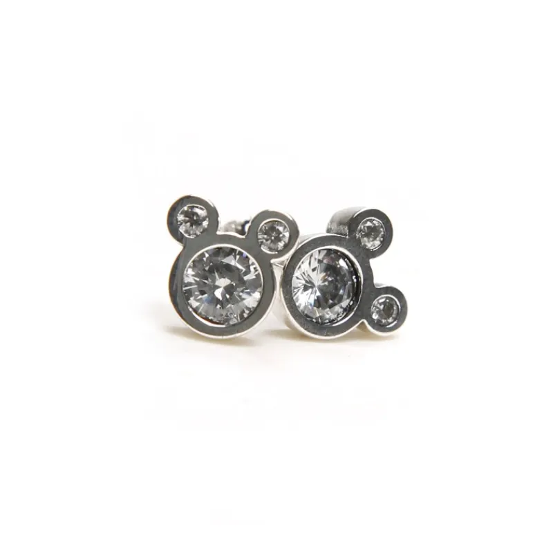Otros Fabricantes Películas Y Personajes De Disney ·Mickey & Minnie|Joyas Disney^Conjunto Plata de Ley y Circonitas Disney Mickey