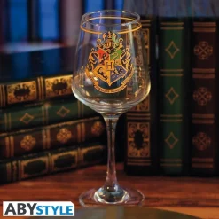Abystyle Harry Potter Hogar^Copa de Cristal con Pie - Escudo de Hogwarts Harry Potter