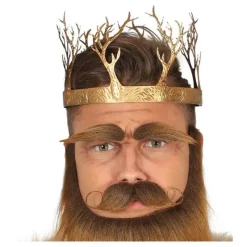 Disfrazzes Diademas, Tiaras Y Coronas Disfraces |Disfraces Series^Corona Metálica Medieval Dorada