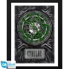 Cthulhu Poster Enmarcado Necronomicon 30X40Cm Más Regalos De Cine De Terror