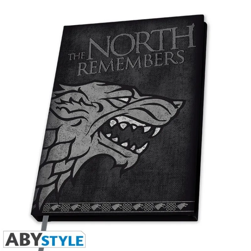 Outlet Cuaderno A5 Juego de Tronos "Stark" - Pack de 4 Juego De Tronos Y La Casa Del Dragón