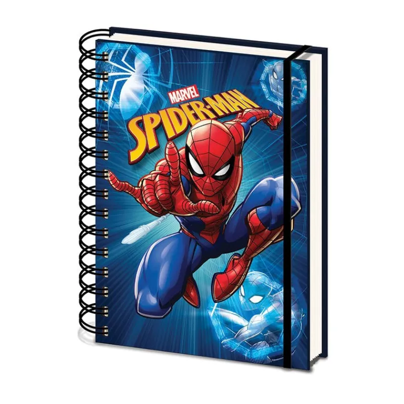Pyramid International Para El Cole|Superhéroes Marvel^Cuaderno A5 Marvel Spiderman Web Strike