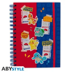 Hot Cuaderno A5 Pokémon "Blue & Red Partners" con espiral Más Regalos De Pokemon|Regalos Y Coleccionismo Para Gamers - Cosas De Videojuegos Míticos