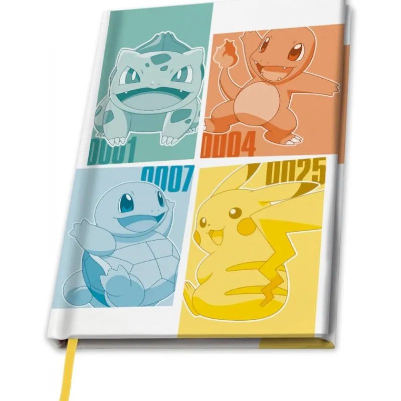 Clearance Cuaderno A5 Pokémon Kanto Starters Regalos Y Coleccionismo Para Gamers - Cosas De Videojuegos Míticos|Descuentos Gaming