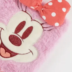 Cerdá Kids Disney Para Niñas|Para El Cole^Cuaderno de Pelo Minnie Mouse Rosa con Lazo