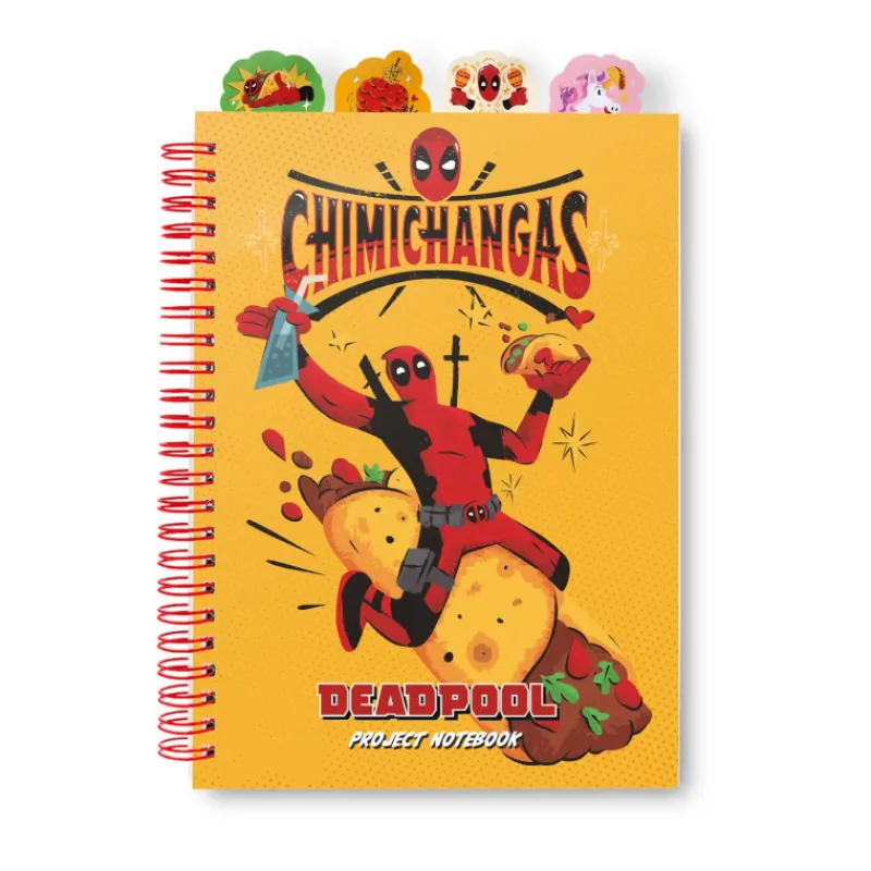 Grupo Erik Superhéroes Marvel|Más Regalos De Marvel^Cuaderno de proyectos Deadpool