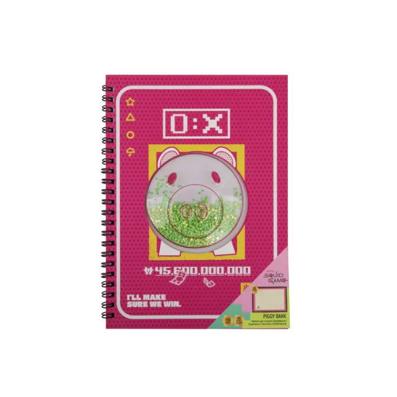 Cuaderno Hucha Cerdito El Juego Del Calamar El Juego Del Calamar|Regalos De Otras Series