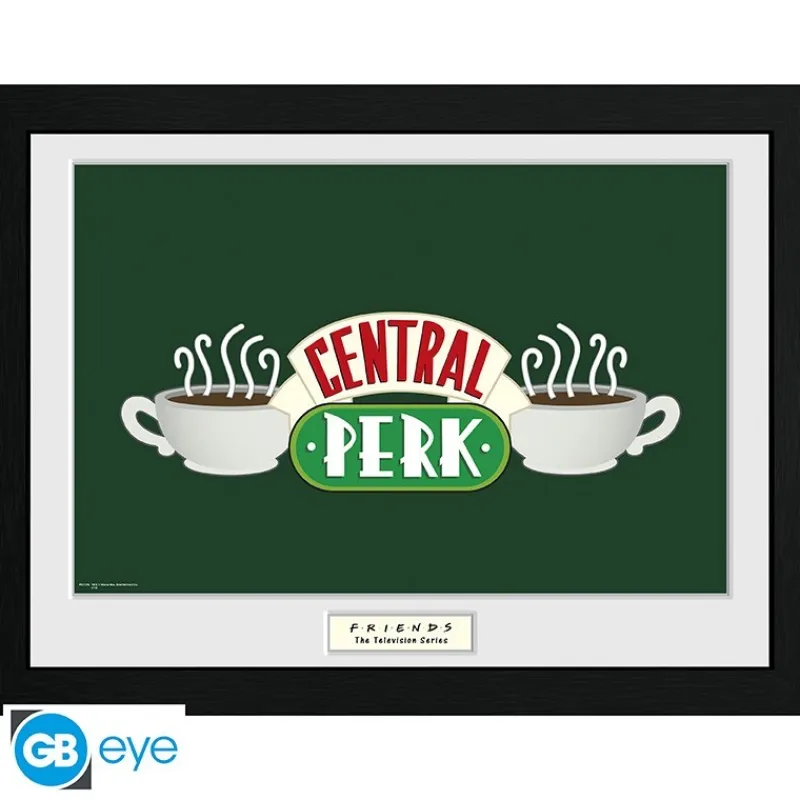 Cuadro enmarcado Friends "Central Perk" 30x40 cm Friends