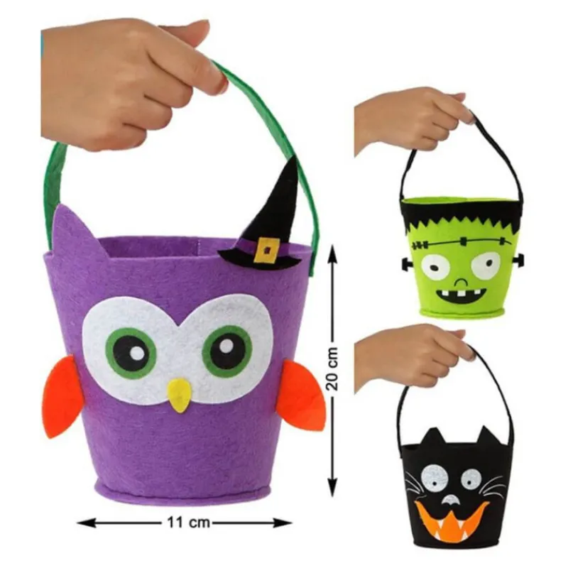 Clearance Cubo recoge caramelos en 3 modelos surtidos 20 cm Accesorios Halloween Y Terror