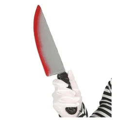 Disfrazzes Armas, Espadas Y Escudos Disfraces|Accesorios Halloween Y Terror ^Cuchillo con Sangre 37 Cm